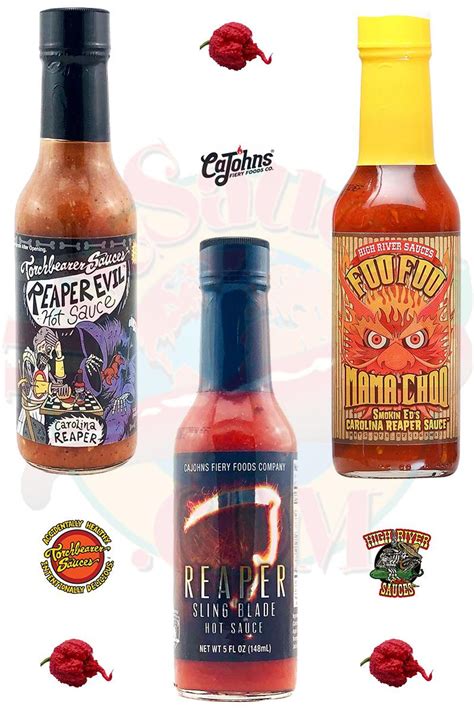 Carolina Reaper Pepper Hot Sauces