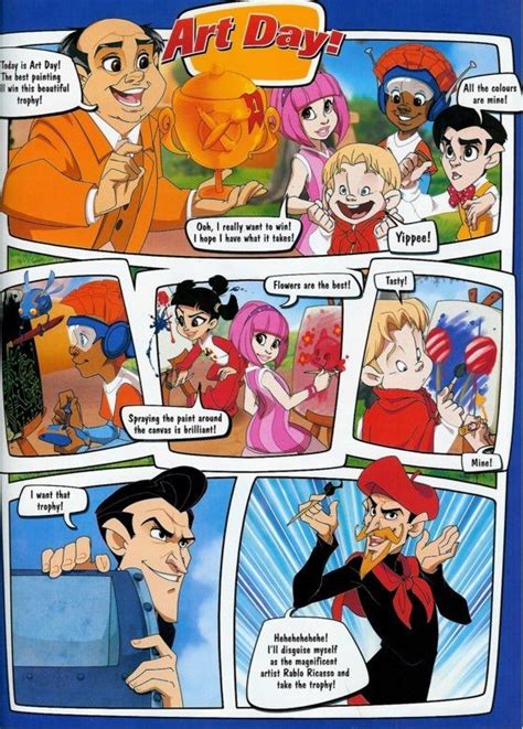 Art Day! (A LazyTown Comic Strip) : Magnus Scheving : Free Download ...