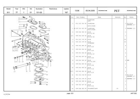 Parts Catalogue Porsche 911 1977 English - CarDoXX