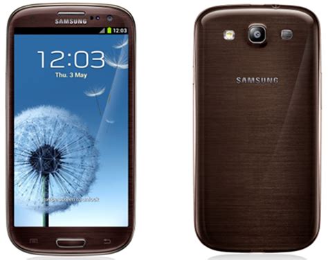 Samsung GALAXY S III To Get 3 more colors: Amber Brown, Sapphire Black ...