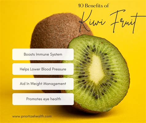 10 Benefits of Kiwi Fruit - Priortize Health