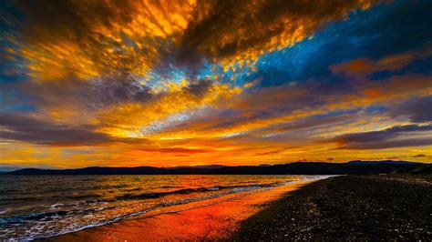 Desktop Wallpapers Sea Nature Sky sunrise and sunset 2560x1440