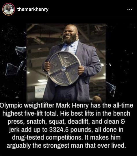 Is this true Mark Henry posted it himself? : r/weightlifting