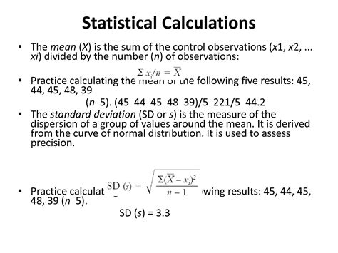 SOLUTION: The basic quality control statistics - Studypool