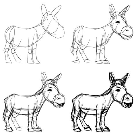 Mule Drawing at GetDrawings | Free download