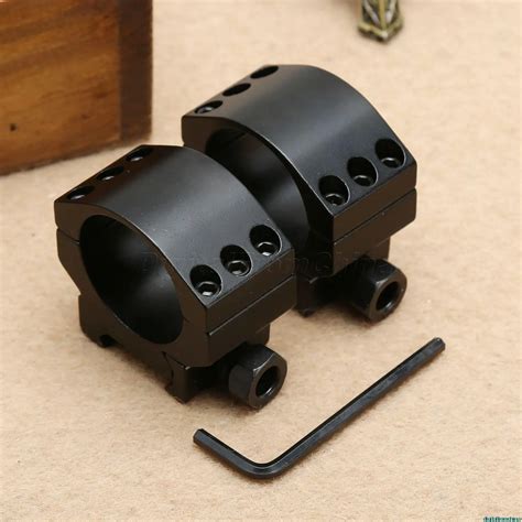 Free Shipping Low Profile Ring Weaver Picatinny Rail Scope Mount Heavy Duty 6 Bolts 30mm Extreme ...