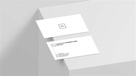 Minimalist Business Card Mockup on Behance