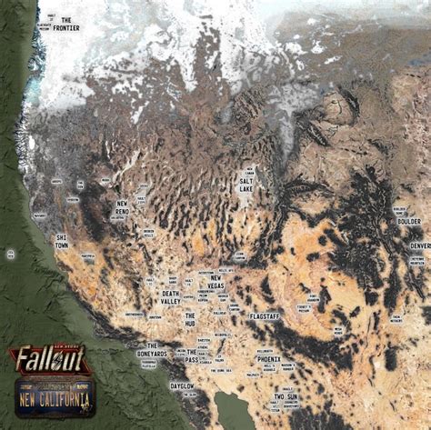 FALLOUT WORLD MAP 2260 image - Fallout: New California mod for Fallout: New Vegas - ModDB