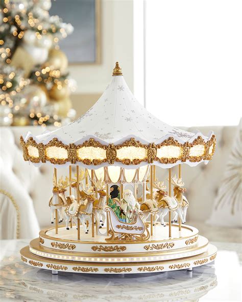 Mr Christmas Crystal Christmas Carousel | Horchow