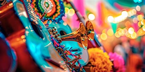 Premium Photo | Traditional Mexican mariachi band instruments for Cinco ...