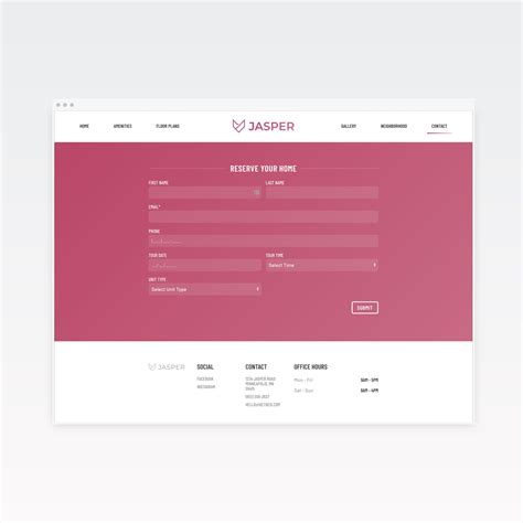 Jasper - A Scrolling-Page Apartment Website Theme for Resi