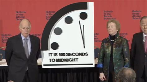 Doomsday Clock reset to 100 seconds to midnight for 2020 - ABC7 Los Angeles