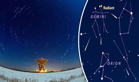 Geminids 2017 map: Where can you watch the meteor shower? | Science ...