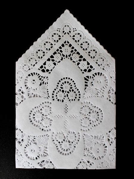 25 white square paper doilies – fort & field