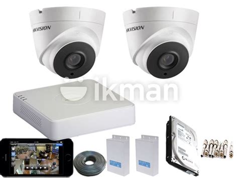 Hikvision weather proof Turbo HD 2 CCTV camera package for Sale in Maharagama | ikman