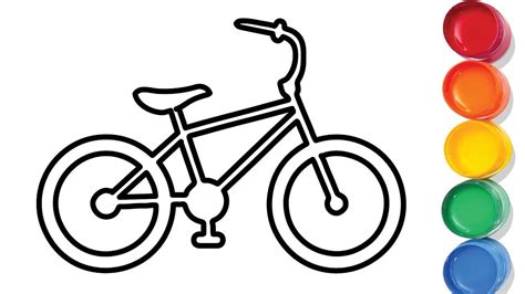 How To Draw A Bike For Kids