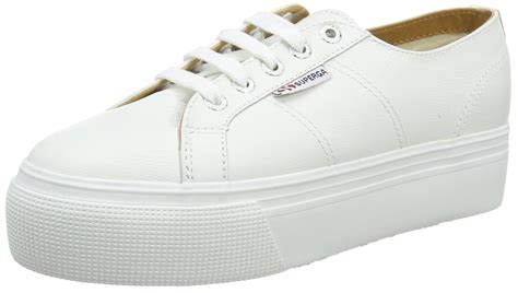 Superga Leather 2790 Nappaleaw Trainers in White (White) (White) - Save 9% - Lyst