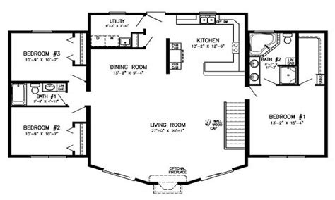 Image result for single story cabin floor plans | Modular home floor plans, New house plans ...