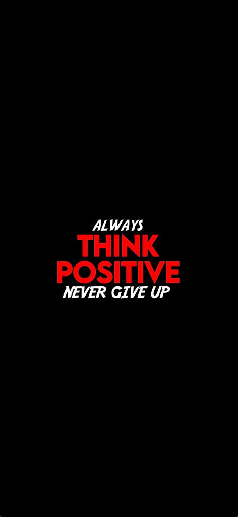 Think Positive, logo, graphics HD phone wallpaper | Pxfuel