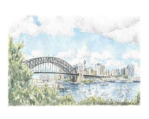 Sydney Harbour Bridge Artwork - Frikilo Quesea