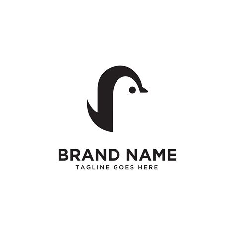 Penguin Logo Design 20977069 Vector Art at Vecteezy