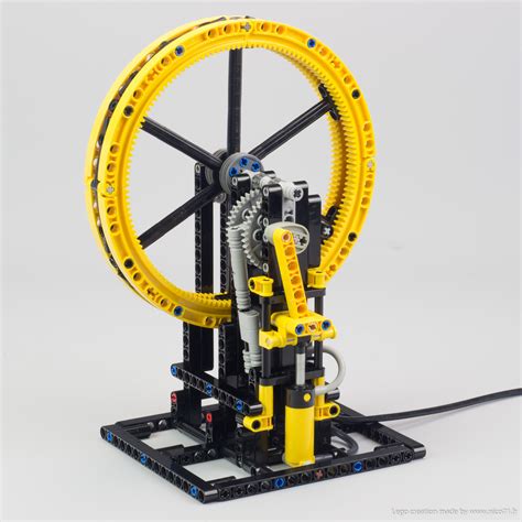 Vertical Lego Pneumatic Engine – Nico71's Technic Creations