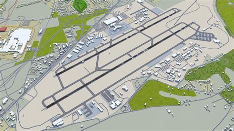 McGhee Tyson Airport Knoxville 3D model - TurboSquid 2051804