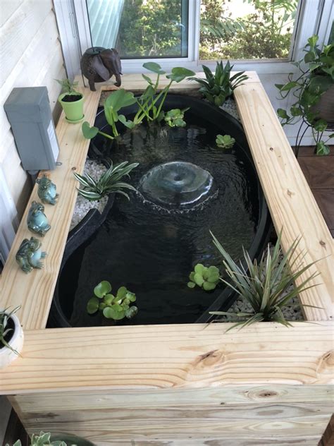 DIY above ground goldfish pond | Diy pond, Fish pond gardens, Garden pond design