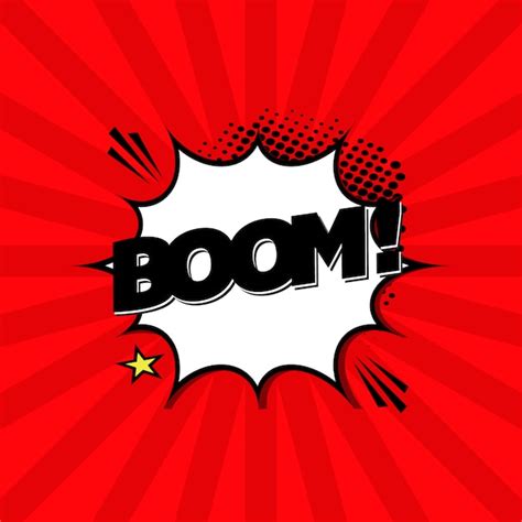 Free Vector | Boom expression background