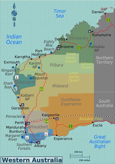 File:West Australia Region map.png - Wikitravel Shared