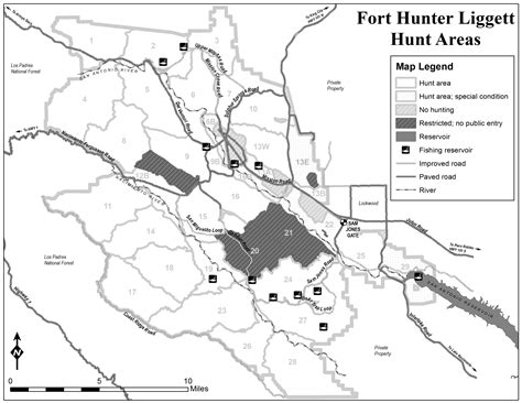 Fort Hunter Liggett California Map - Map