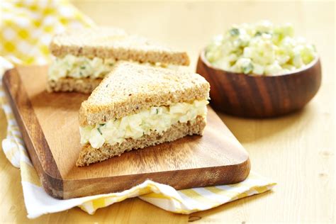 Simple Egg Salad Tea Sandwiches Recipe