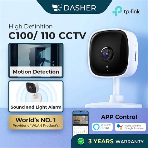 TP-Link Tapo C100/ C110 1080P Full HD IP Camera Wireless Wi-Fi Home ...