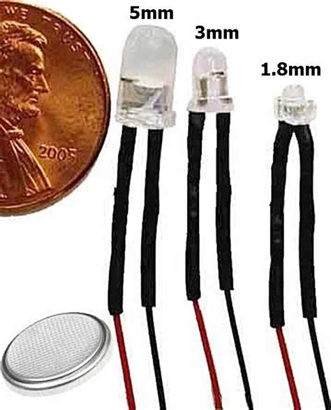 3 Volt Battery LEDs for your Hobby Projects – Evan Designs