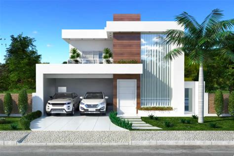 Luxurious and Modern Two-Storey House Plan With Clean Facade