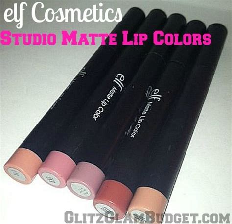 ELF Cosmetics Studio Matte Lip Colors (Swatches) | Matte lip color, Lip colors, Elf cosmetics