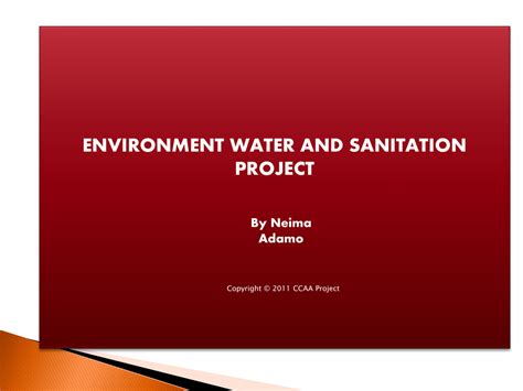 Environment, Water and Sanitation Project