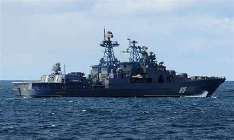 Russian destroyer docks at Limassol port, KNEWS