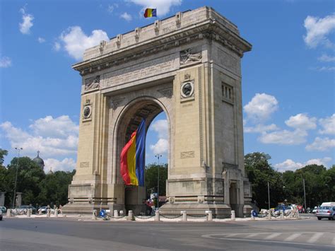 Arcul de Triumf Bucharest Bucuresti Romania capital city - Romania ...