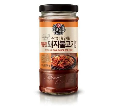 Chung Jung One Pork Bulgogi Marinade (Hot & Spicy) 406ml from Buy Asian Food 4U