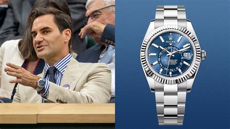 Roger Federer Showed Off Another Brand-New Rolex at Wimbledon | GQ