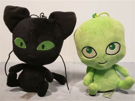 Bandai Miraculous Ladybug and Cat Noir Plushies | #4628716943