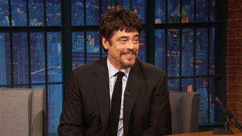 Watch Late Night with Seth Meyers Interview: Benicio del Toro on the Difference Between Actors ...