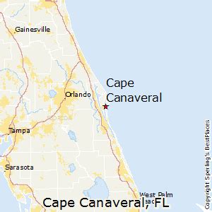 Florida Cape Canaveral Map | Florida Map 2018