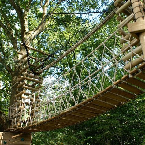 Suspended Rope Bridge photos — Treehouses, Rope Bridges, Treetop Walkways and Nest Swings | Rope ...