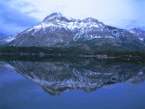 Beautiful Waterton Park in the Winter