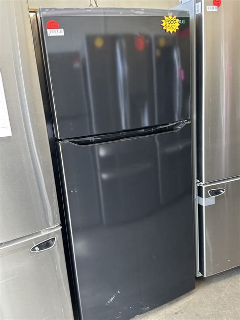 TOP RATED LG 30″ Top Freezer Refrigerator in Black - Appliances 4 Less Ventura