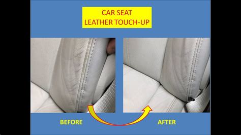 Leather touch up How-To using Leather Dye on our Car Seats - YouTube