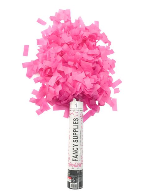 12 inch Confetti Cannon pink party celebration cloud