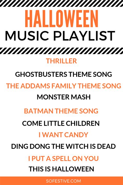 Free Family-Friendly Halloween Music Playlist - So Festive